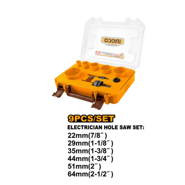 Ensemble de 9 scies-cloches bi-métal pour plombier