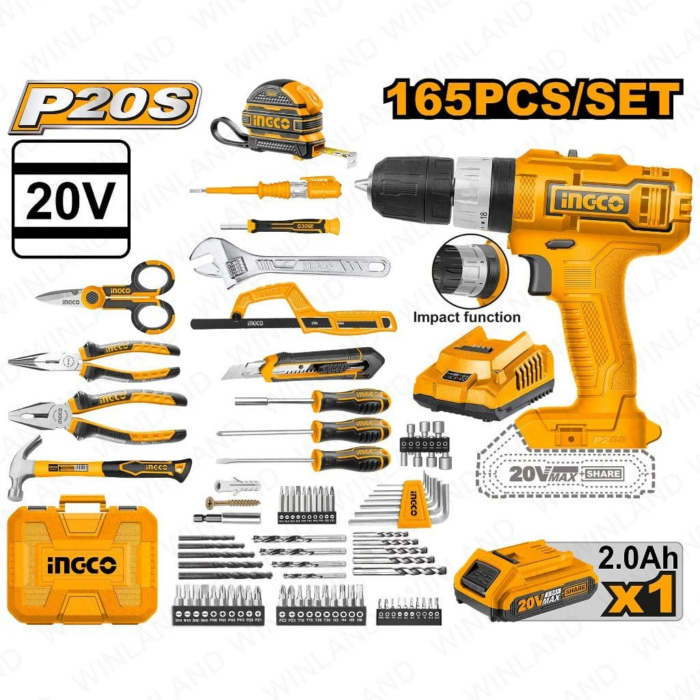 Set d'outils de 165 pièces