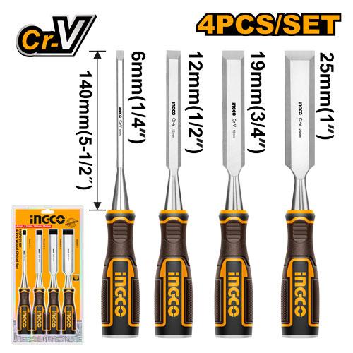 Ciseau à bois x 4pcs