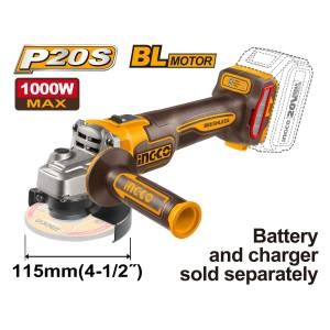Meuleuse 115MM 20V sans Batterie 1000W - INGCO CAGLI27153