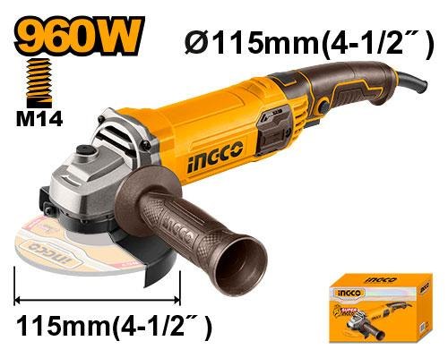 Meuleuse 115MM 960W - INGCO AG9608