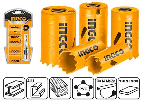 Jeu de Scies-cloches Bimetalliques 7PCS - INGCO AKH0071