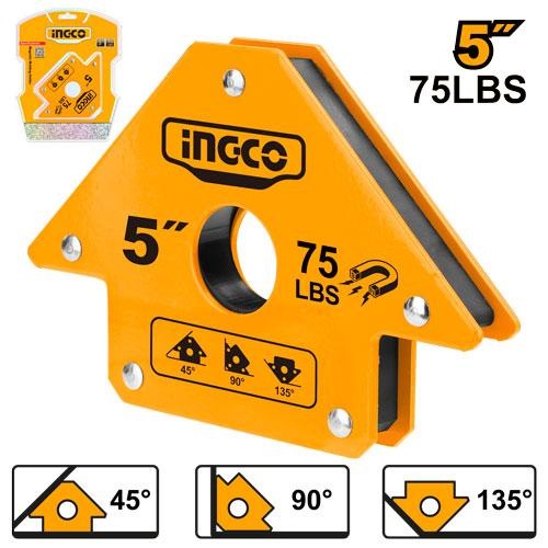 Supports de Soudage Magnetique 5'' - INGCO AMWH75051