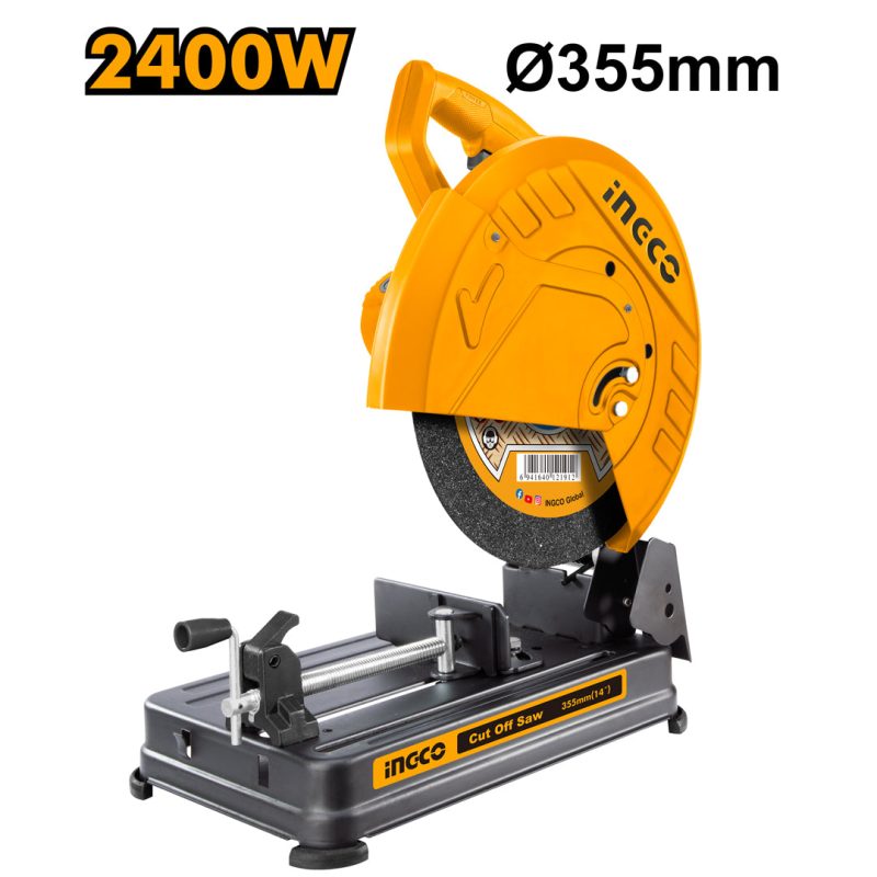 Tronçonneuse a Metaux 355MM 2400W NR - INGCO COS243558