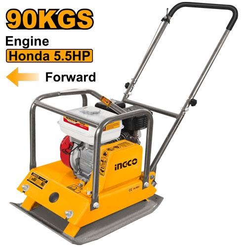 Plaque de Compactage 90KGS 4,0kw Moteur Honda - INGCO GCP100-1
