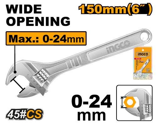 Clé a Molette 150MM - INGCO HADW131062