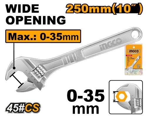Clé a Molette 250MM - INGCO HADW131102