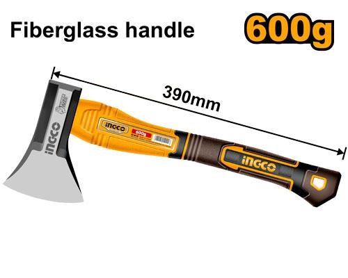 Hâche 600G 390MM à Tête Forgée si - INGCO HAX081600
