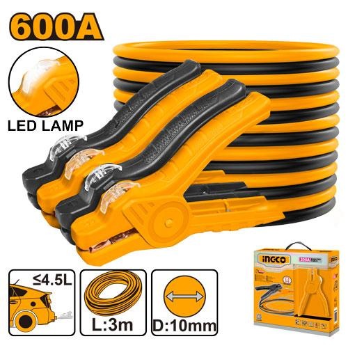 Câble de Demarrage 600A avec Temoin Led - INGCO HBTCP6008L