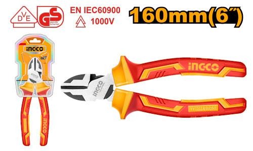 Pince Coupante Diagonale Isole et Robuste 160MM NR - INGCO HIHLDCP28160