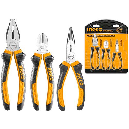 Set de 3 Pinces ss - INGCO HKPS08318