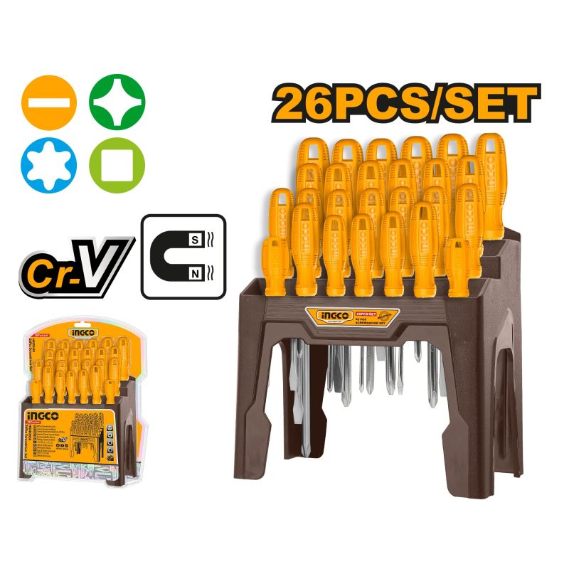 Set de 26 Tournevis - INGCO HKSD2658