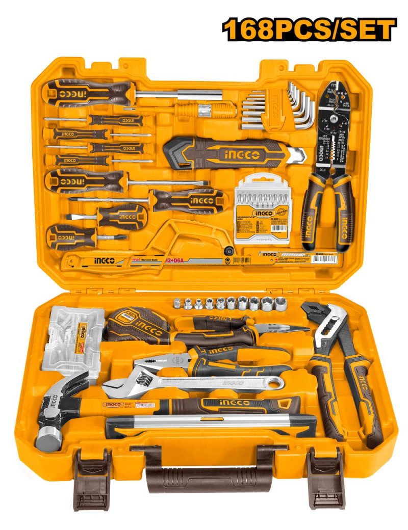 Coffret à Outils 168 Pièces NR - INGCO HKTHP21681