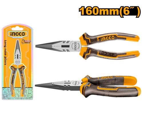 Pince a Bec Long 160MM ss - INGCO HLNP08168