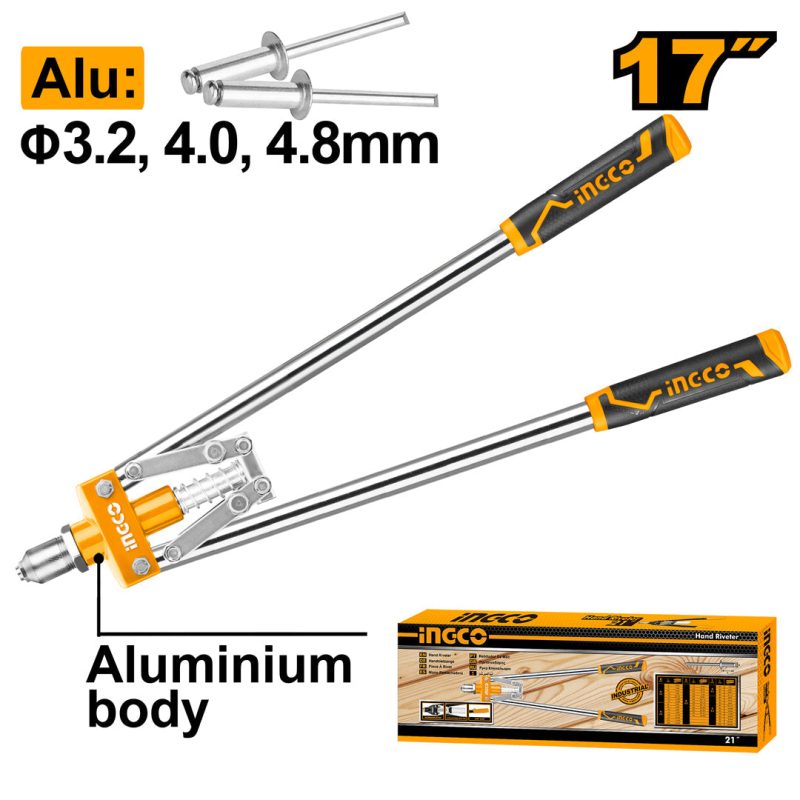 Riveteuse 420mm, RIVET3.2MM,4MM,4.8MM - INGCO HR171