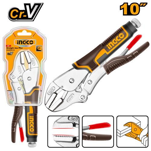 Pince-etau a Machoire Droite 255MM - INGCO HSJP0210
