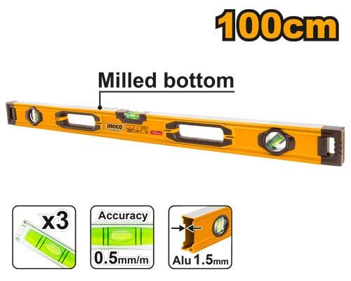 Niveau a Bulle 100CM Aluminium - INGCO HSL08100