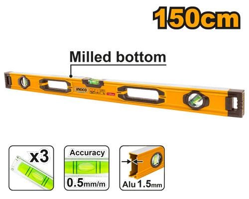 Niveau a Bulle 150CM Aluminium - INGCO HSL08150