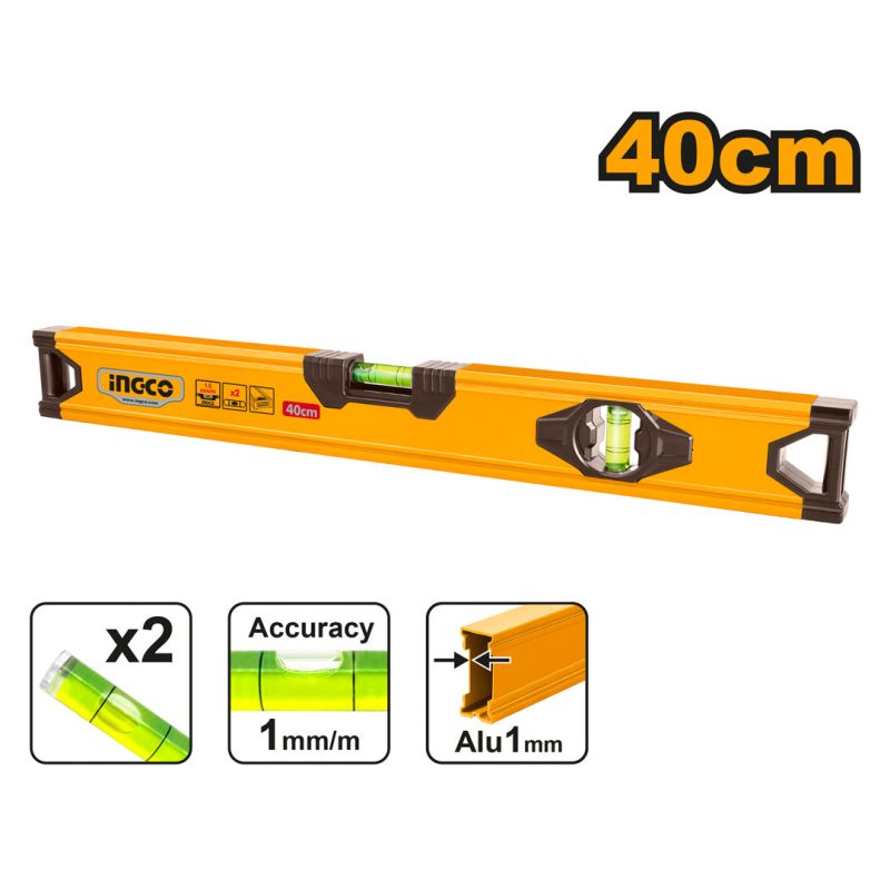 Niveau Aluminium 40 cm NR - INGCO HSL58040