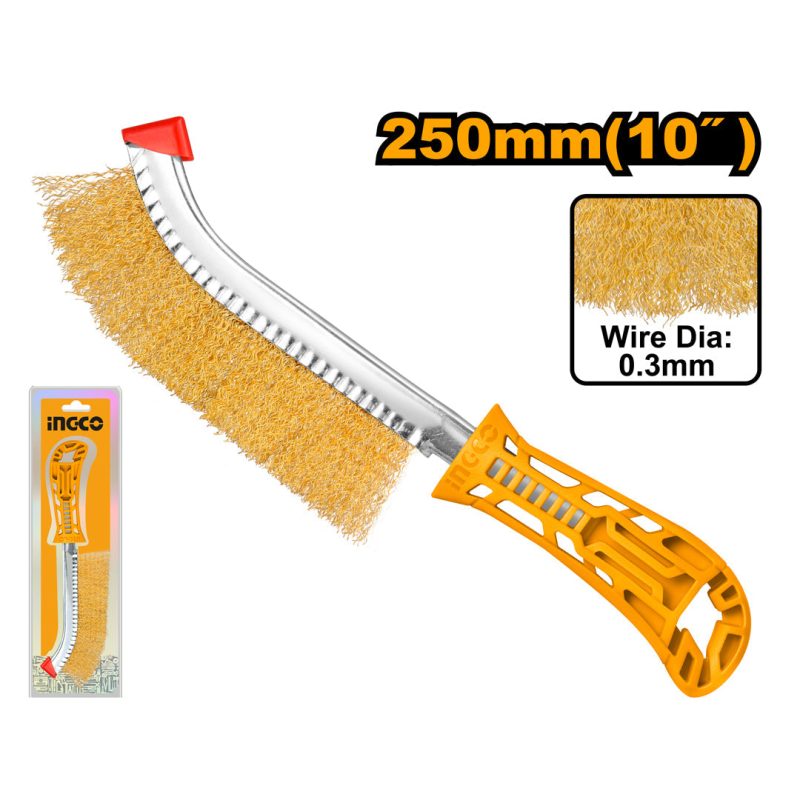 Brosse a Fils Metalliques avec Manche - INGCO HWB02250