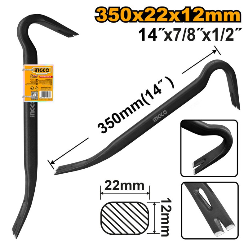 Pince a Decoffrer 350mmx22mmx12mm - INGCO HWBA01142