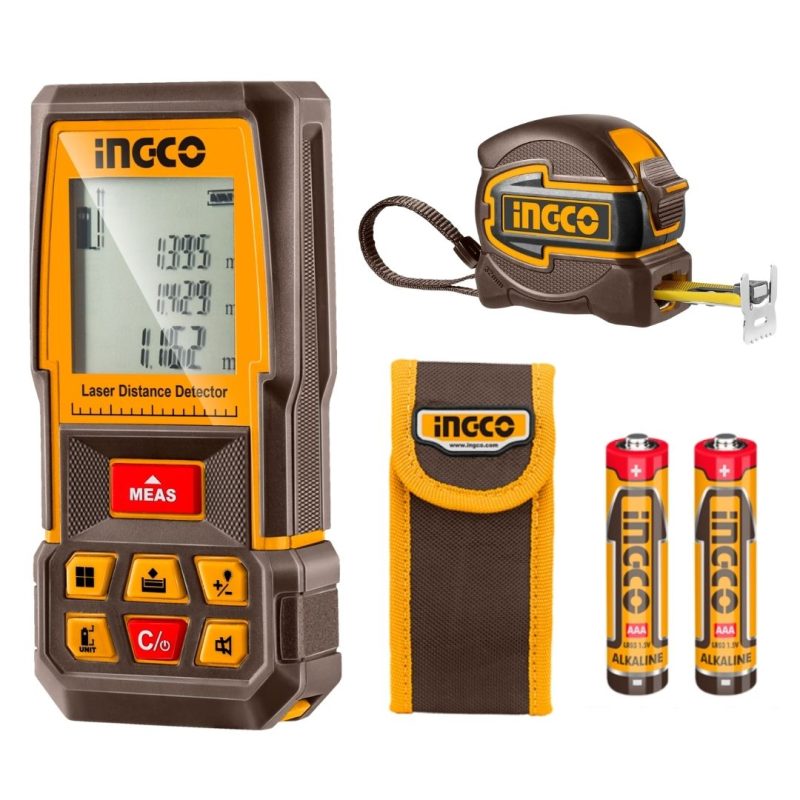Pack Telemetreleser + Mètre Ruban - INGCO HLDD241201M