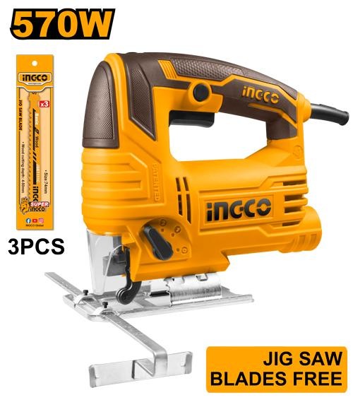 Scie Sauteuse 65MM 570w+3 Lames - INGCO JS57028