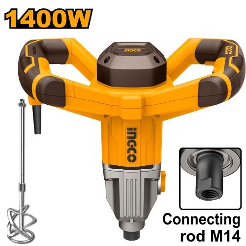 Malaxeur a Peinture et Béton 1400W - INGCO MX214008