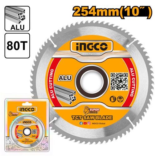 Disque Alu 254MM 80 Dents - INGCO TSB325428