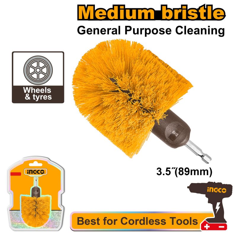 Brosse de Nettoyage 360â° pour Visseuse a Poils Sou - INGCO WCBM1360