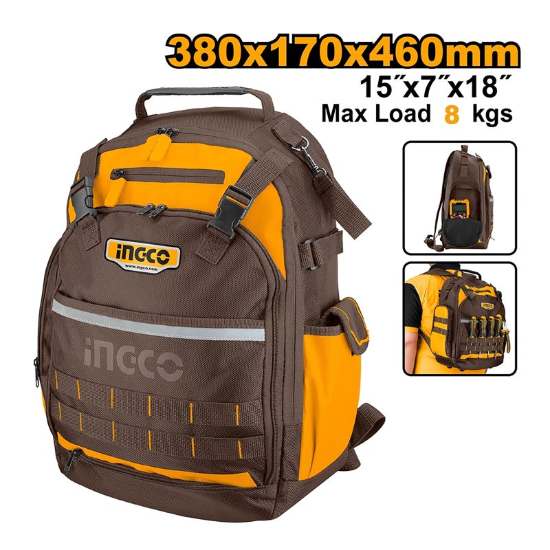 Sac a Dos pour Outils NR - INGCO HBP01028