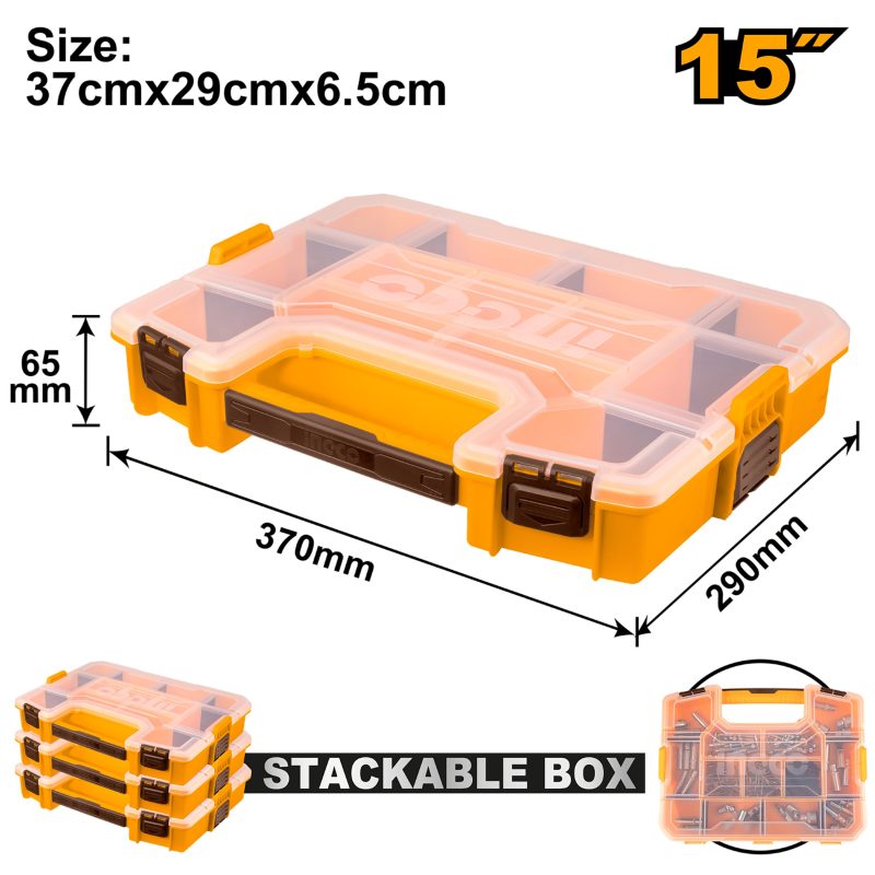 Boite de Rangement Plastique 15" NR - INGCO PBX1511