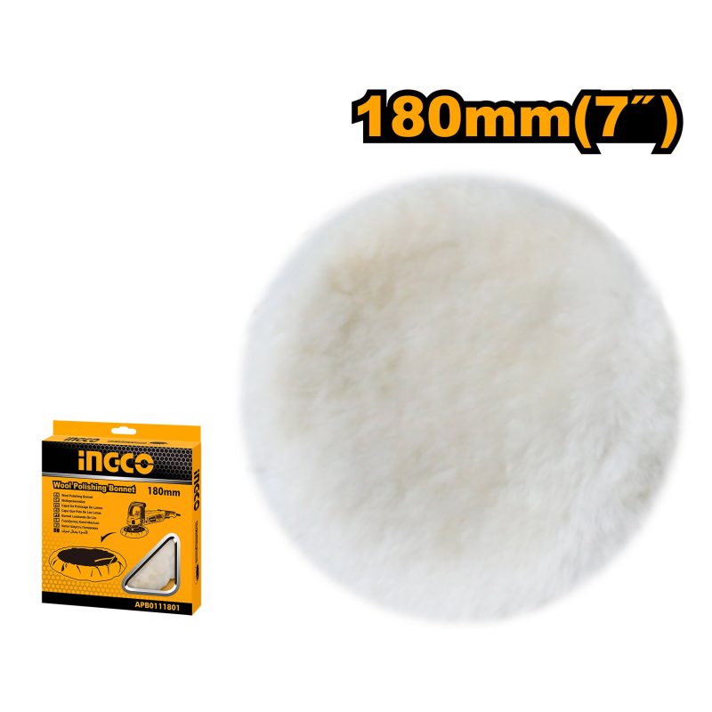 Bonet de Polissage de Laine 180MM - INGCO APB0111801