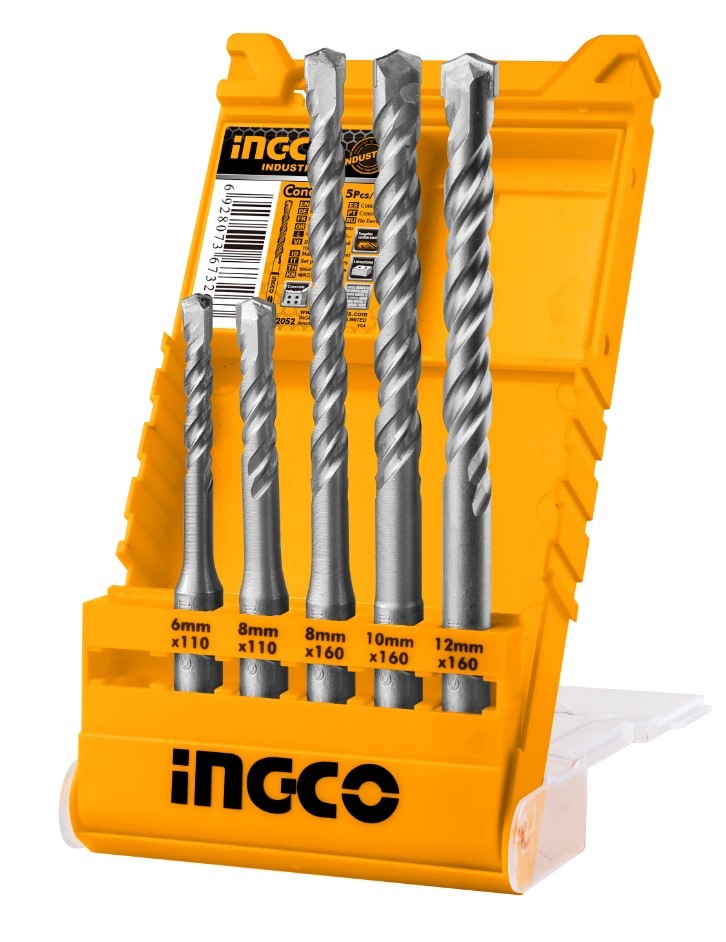 Jeu de 5 Forets Sds Plus - INGCO AKD2052