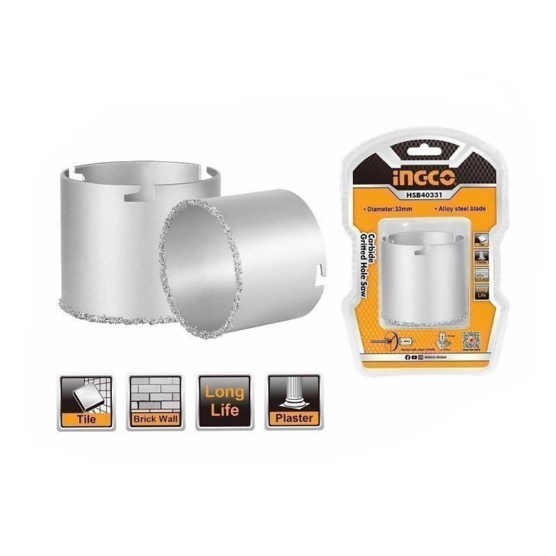 Scie-cloche Carrelage 33MM NR - INGCO HSB40331