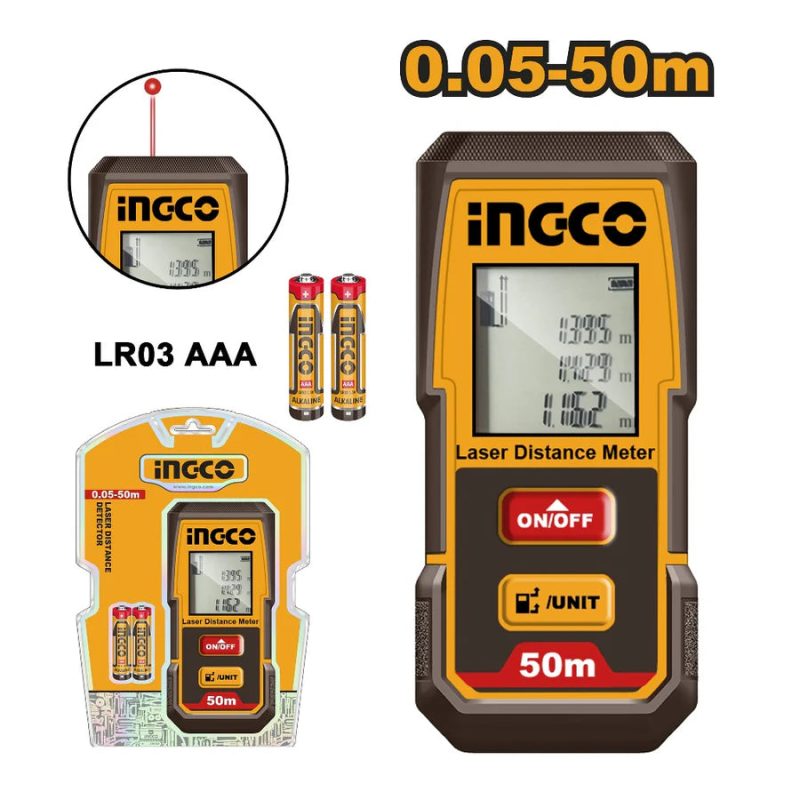 Telemetre Laser 50M - INGCO HLDD0508