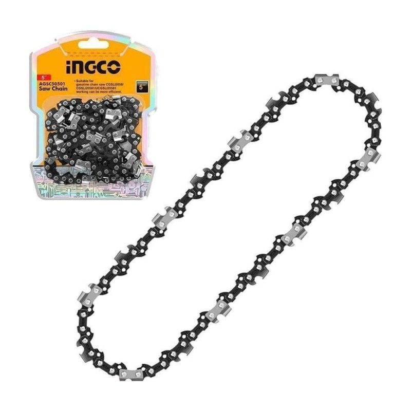 INGCO AGSC50501 – Chaîne de rechange 1/4" – 32 maillons pour mini-tronçonneuse
