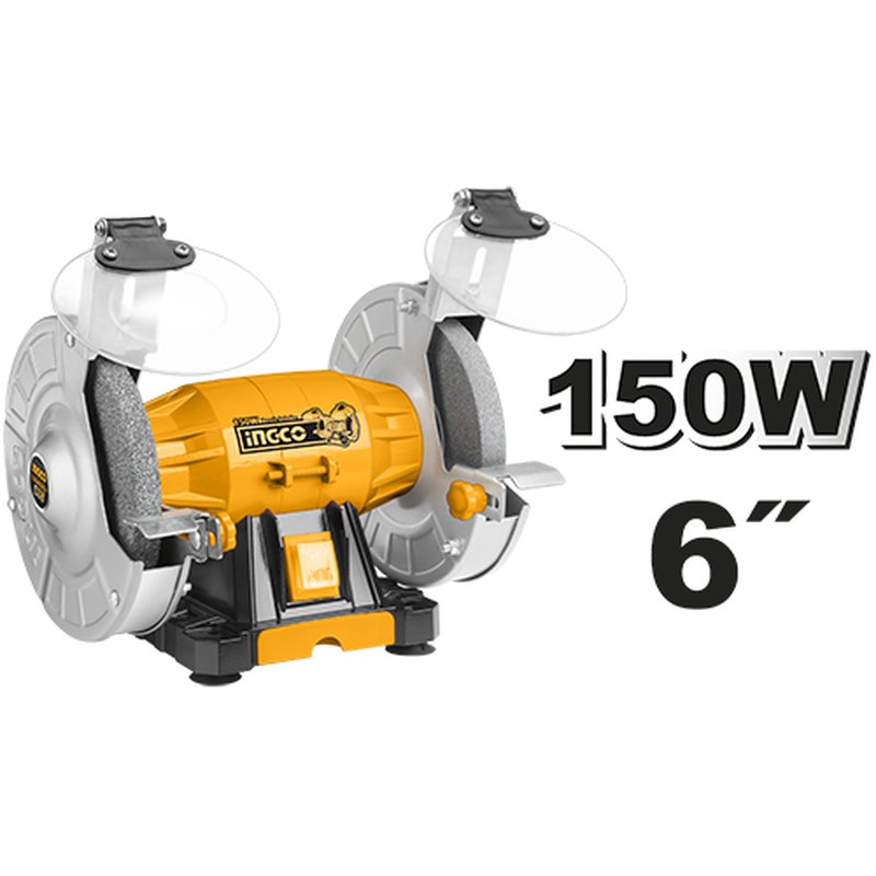INGCO BG61502 – Touret à meuler 150W – meules 150 mm