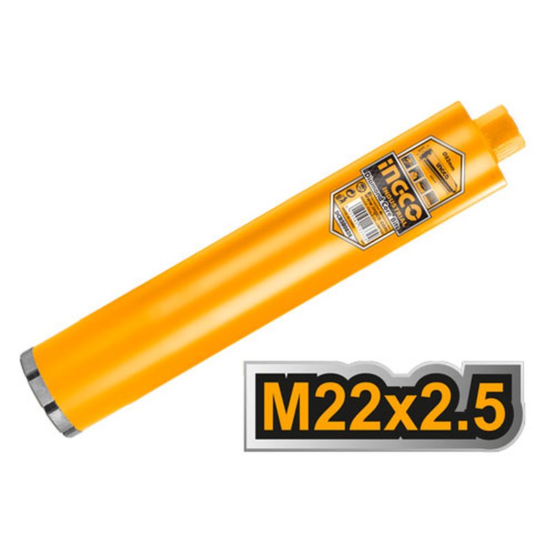 INGCO DCB581228 – Couronne de carottage diamant Ø122 mm – 450 mm