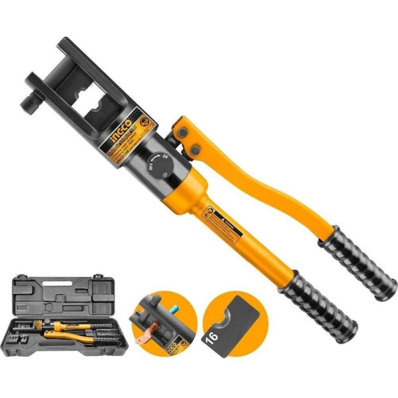 INGCO HHCT01240 – Pince à sertir hydraulique 16-240 mm² – 70 kN